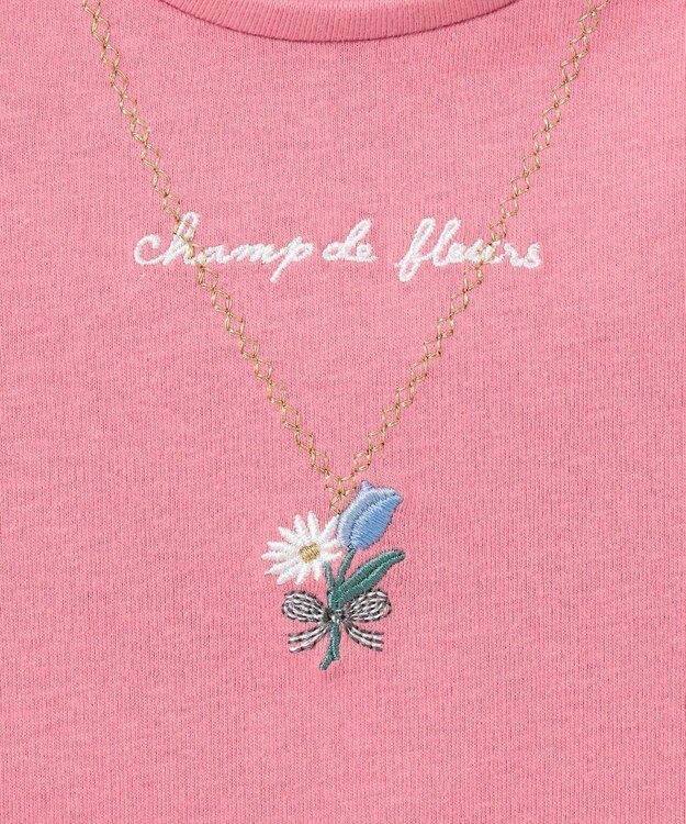 ANY KIDS ネックレス Ｔシャツ ピンク