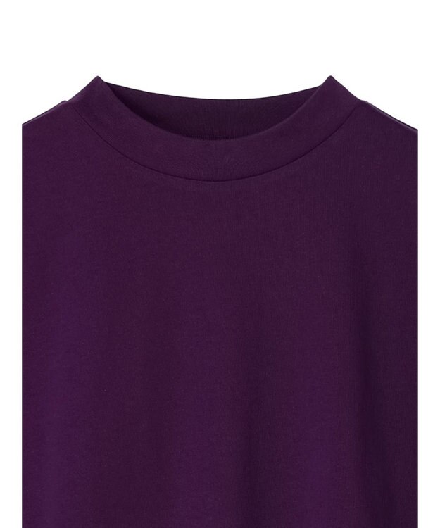 Green Parks 汗染み防止プチハイネックプルオーバー Purple