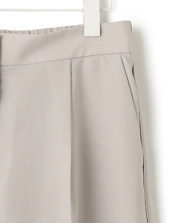 ICB 【WEB限定カラーあり】FluidBackSatin ワイドクロップドパンツ トープ系［WEB限定］