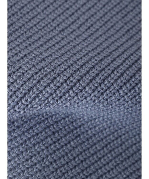 earth music&ecology アンチピリングハイネックプルオーバー Blue