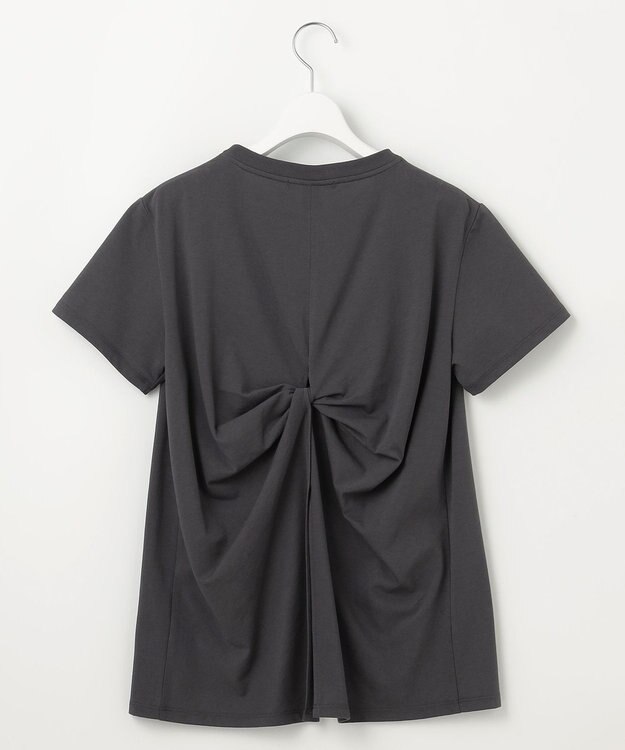 23区 【SLOW/一部店舗限定】MVSコットン バックデザイン Tシャツ グレー系