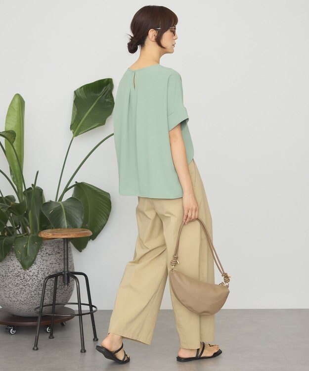 AMERICAN HOLIC 【予約】【WEB限定】イージーケア+接触冷感バックタック半袖プルオーバー Mint