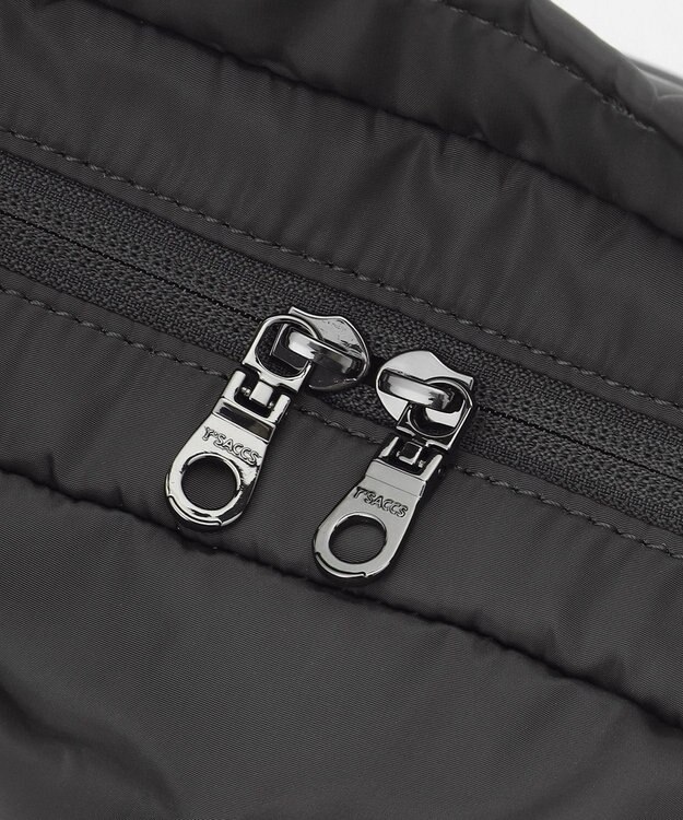 Y'SACCS ドローストリング コンビカラーショルダー ダークグレー