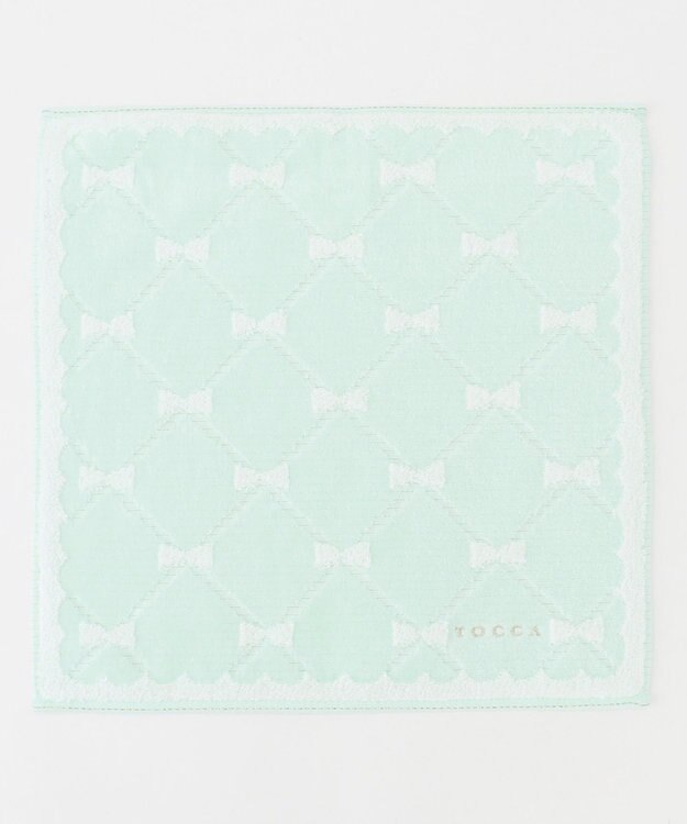 TOCCA CLOUDY RIBBON TOWELCHIEF タオルハンカチ スカイブルー系