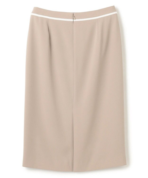 BEIGE， 【洗える・L-size】CINDY / タイトスカート Taupe × White