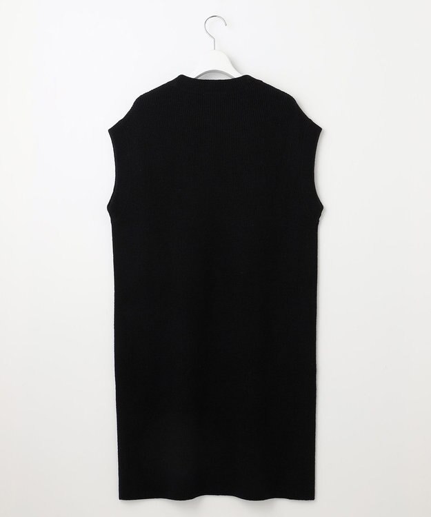 23区 【SLOW/一部店舗限定】ニットトータル スリーブレス ワンピース ブラック系