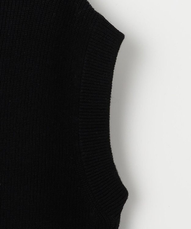 23区 【SLOW/一部店舗限定】ニットトータル スリーブレス ワンピース ブラック系