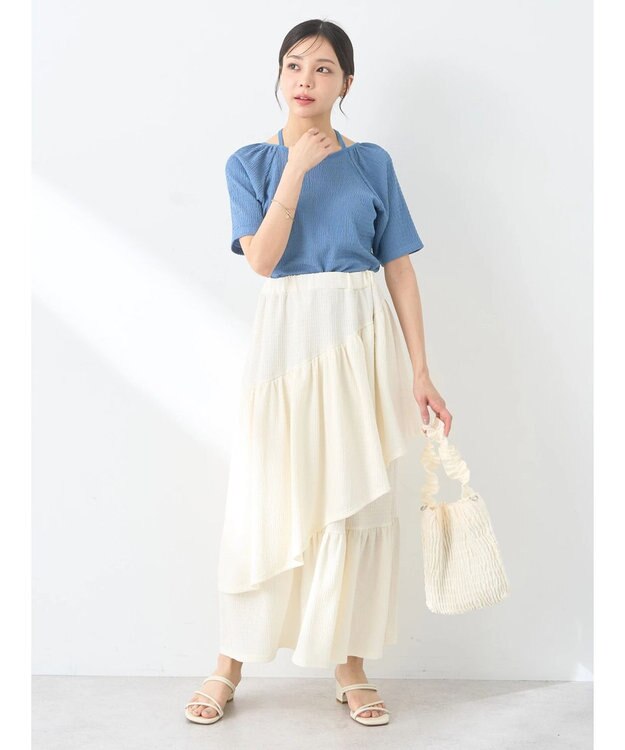 earth music&ecology ポコポコホルタープルオーバー Sax