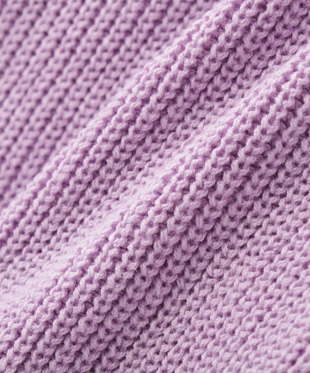 earth music&ecology アゼトッパーカーディガン Lilac