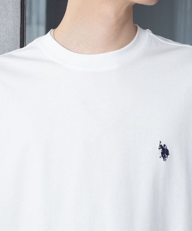 WEGO U.S. POLO ASSN.別注 接触冷感T（SS） ホワイト