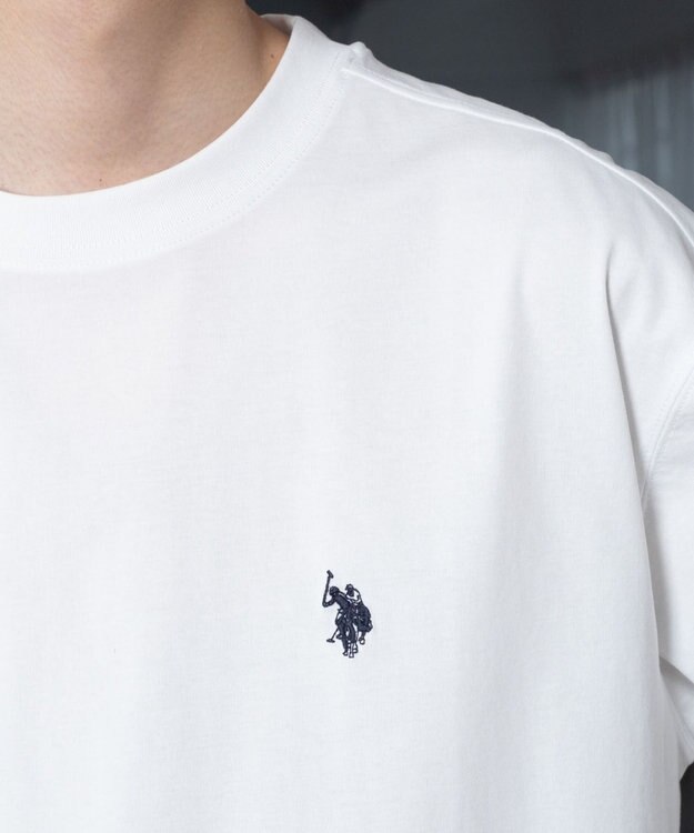 WEGO U.S. POLO ASSN.別注 接触冷感T（SS） ホワイト