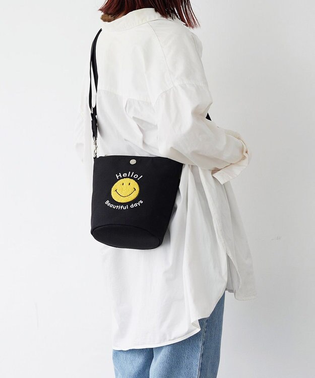 TOPKAPI 【Breath TOPKAPI】SMILE COLLECTION スマイル ショルダーバッグ ブラック