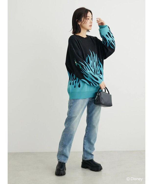 Green Parks Ｖｉｌｌａｉｎｓ／デザインニットプルオーバー Blue