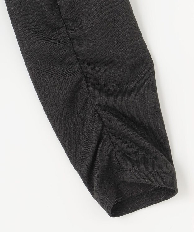 組曲 シャイニーシアータートル カットソー ブラック系