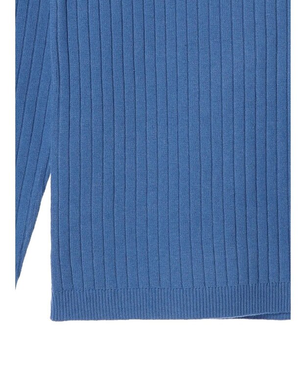 Green Parks もちやわ　ボートネックニットプルオーバー Blue