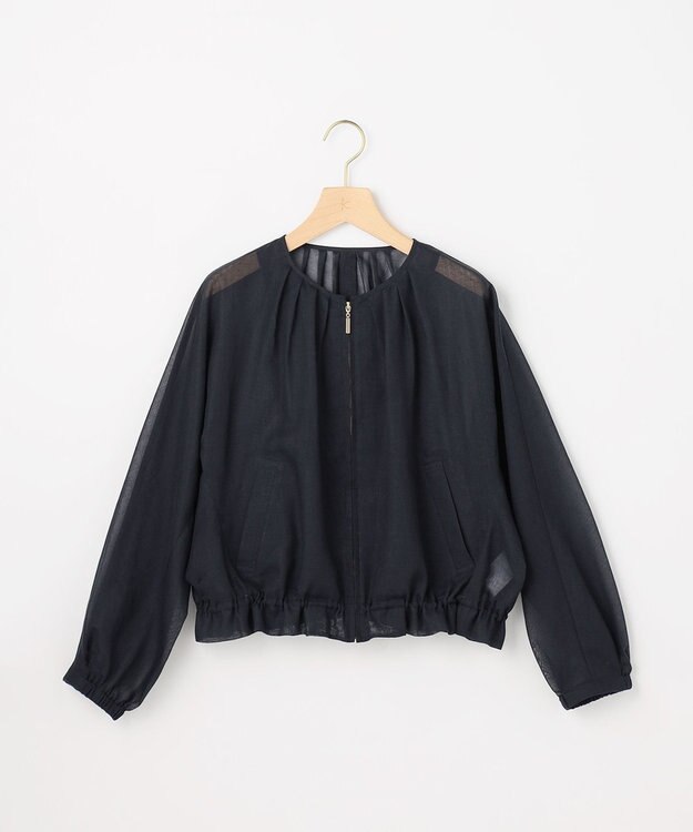 組曲 【先行予約】カラーボイル ブルゾン ネイビー系