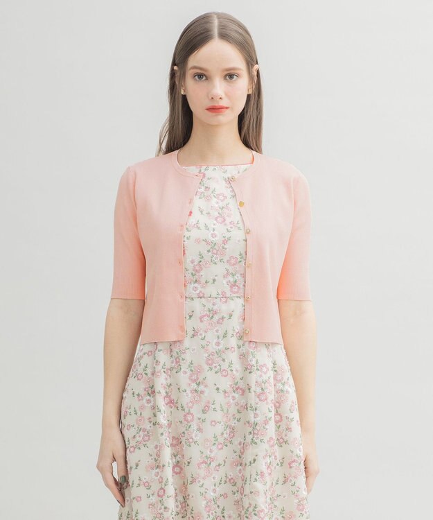 TOCCA 【洗える！】HONEY DEW カーディガン ピンク系