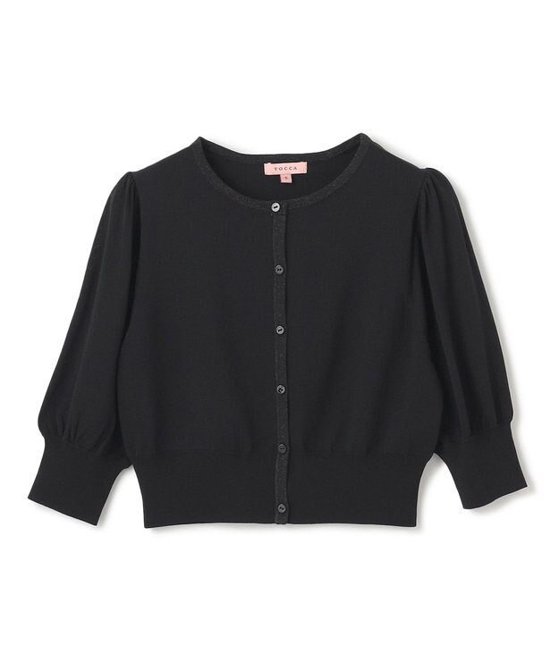 TOCCA BALOON ニットカーディガン ブラック系