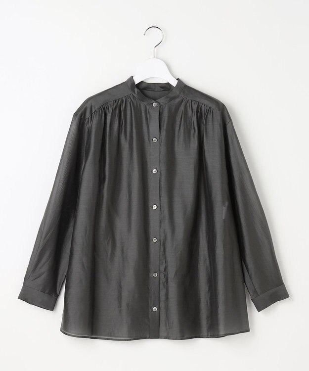 自由区 S エアリーローンプレーン ブラウス ストレート