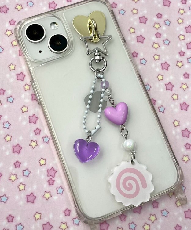 ハートぐるぐるビーズキーホルダー / WEGO | ファッション通販