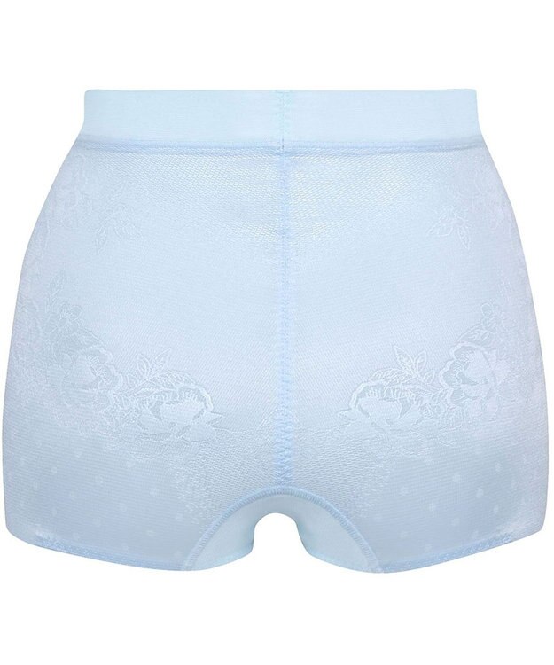 Wing ガードル 夏の汗ムレから解放 おなか押さえ ヒップアップ ウエストくいこみにくい 【ときはなつパンツ】 ショート丈 KQ2514 ウイング／ワコール サックス