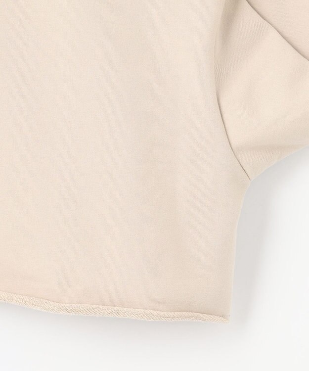 NAVE 【Nave  洗える】裏毛 クロップドパーカー アイボリー系