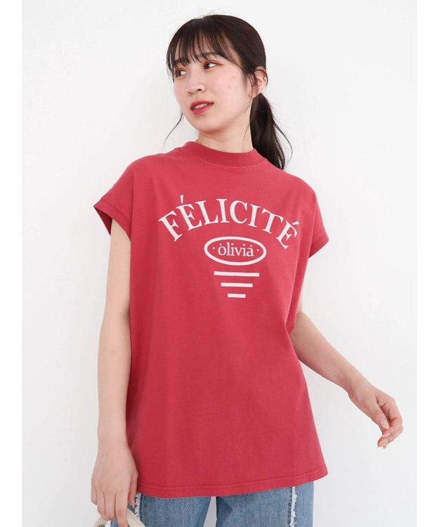 Green Parks ・swing by ドルマンロゴptTEE Red