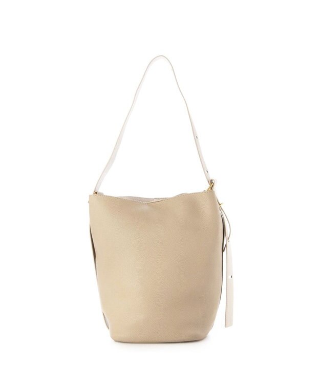 UNBILLION カシュカシュ cachecache / シボフェイクレザーソフトホーボーバッグ オーク