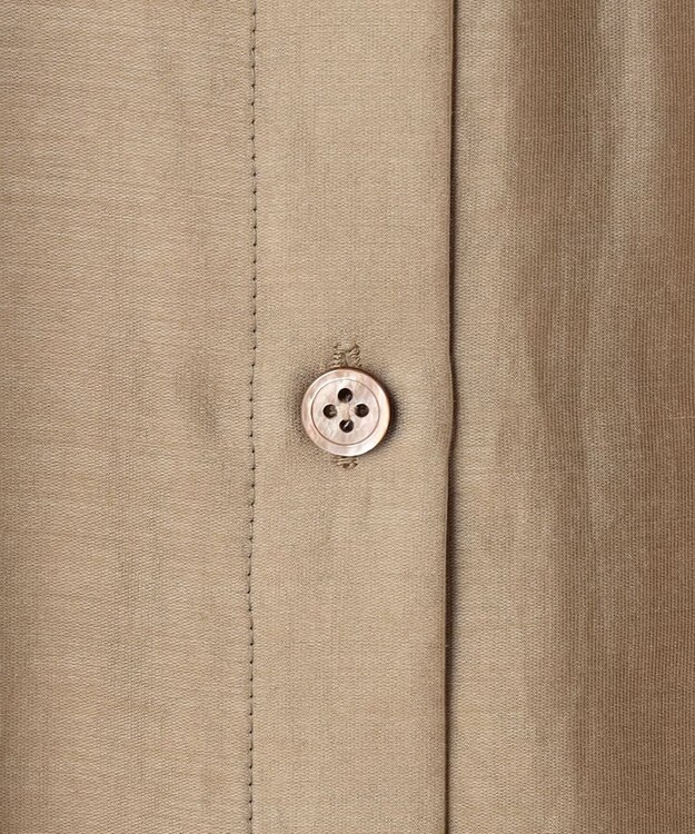 自由区 S エアリーローンプレーン ブラウス ベージュ