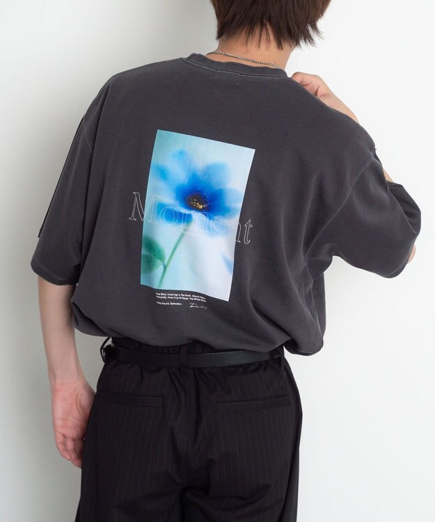WEGO 【機能T】アクセ付きフォトグラフィックT（SS） ブラックその他
