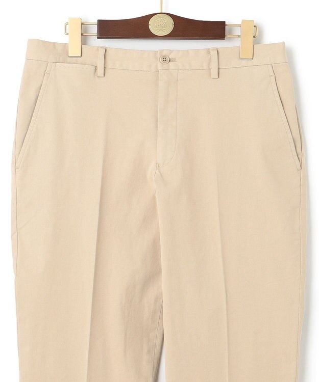 J.PRESS MEN トリコチンストレッチ パンツ ベージュ系