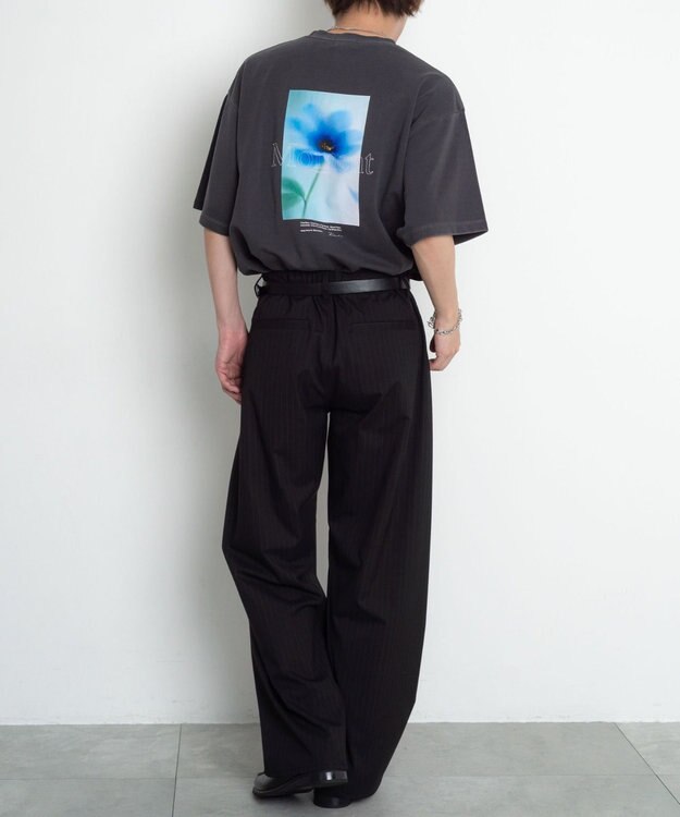 WEGO 【機能T】アクセ付きフォトグラフィックT（SS） ブラックその他