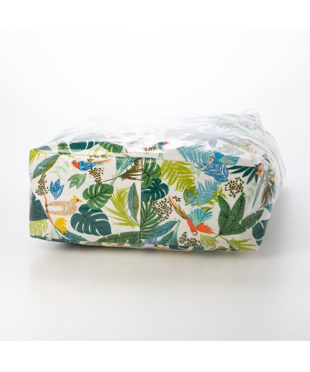 UNBILLION カシュカシュ cachecache / PVC加工プリント2wayトートバッグ アイボリー