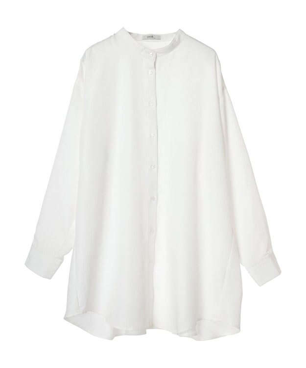 earth music&ecology バックデザインシャツ Off White