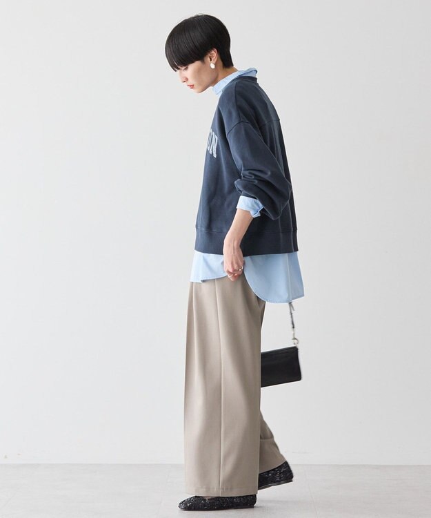 AMERICAN HOLIC ＥＶＡＮＳＴＯＮ　ミニ裏毛プルオーバー Navy