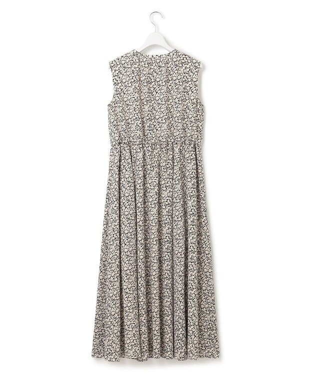 23区 【SLOW/洗える】アンティークフラワープリント ワンピース アイボリー系1