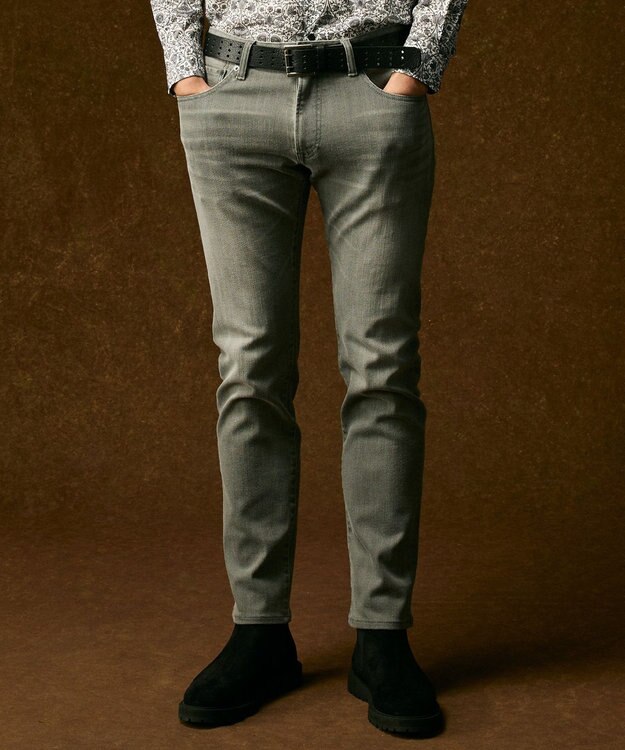 JOSEPH ABBOUD 【キングサイズ・サスティナブル/JAPANファブリック/ストレッチ】オゾンハイパワー デニム ライトグレー系