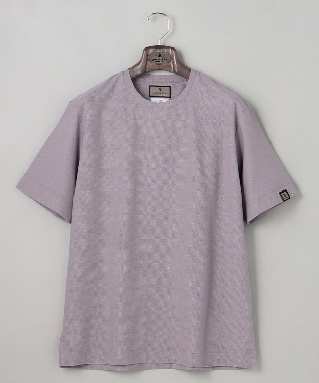 GOTAIRIKU キングサイズ登場【サラサラ/高通気】仕事で着られる 鹿の子 BIZ Tシャツ ライラック/26年新色