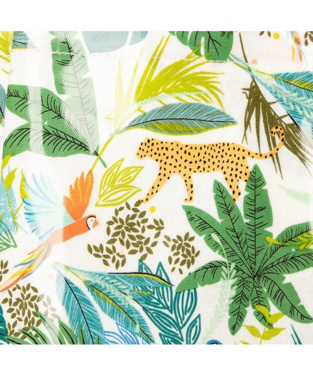 UNBILLION カシュカシュ cachecache / PVC加工プリント2wayトートバッグ アイボリー