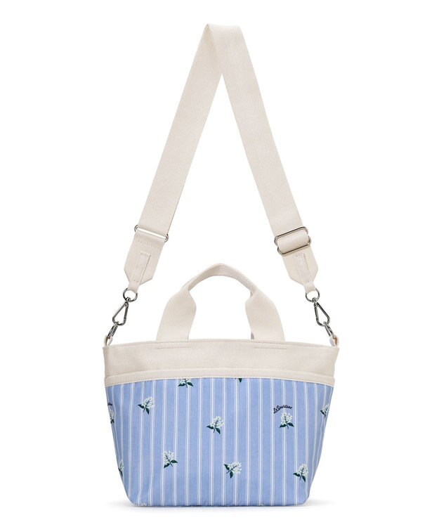 LeSportsac SMALL BUCKET TOTE/ジャスミンストライプ ジャスミンストライプ