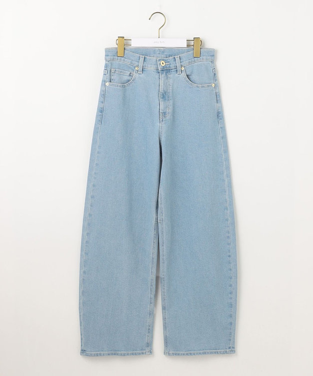 ANY SIS L 【美Denimシリーズ】セミカーブワイド デニム ブリーチインディゴ