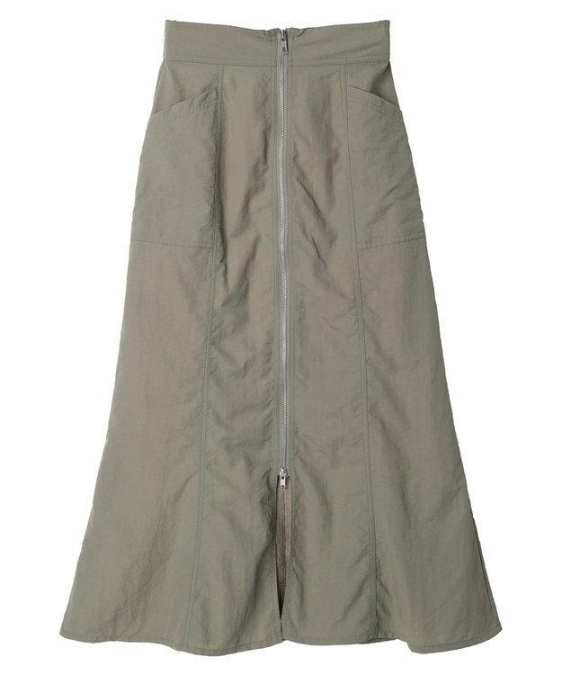 Green Parks ・ＥＬＥＮＣＡＲＥ　ＤＵＥ　Ｗ－ＺＩＰ　マーメイドスカート Light Khaki