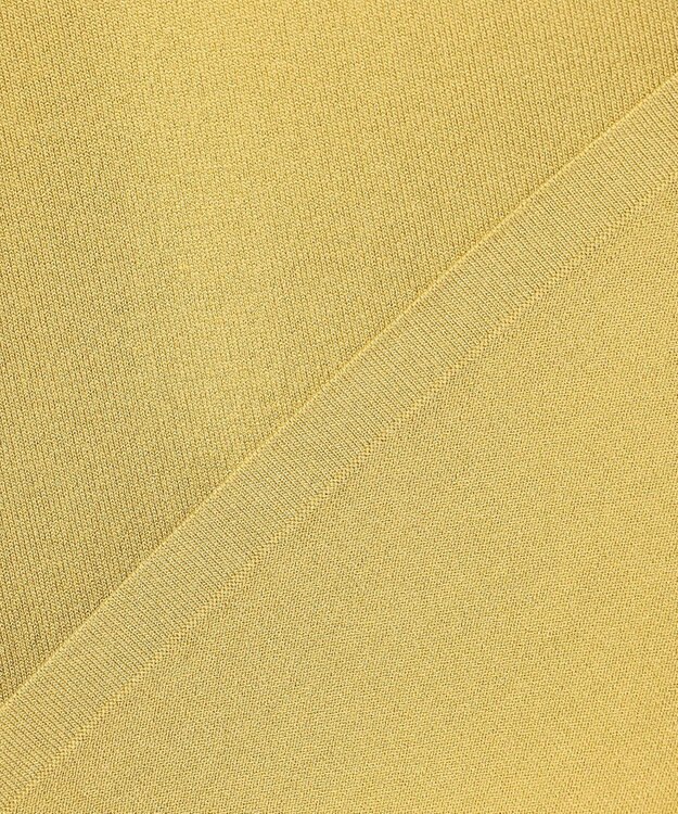 ICB 【洗える】シンセティックハイゲージ 半袖ニット クリームカーキ系