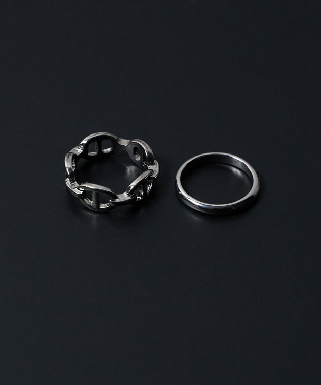 WEGO 2Pデザインリング 柄2