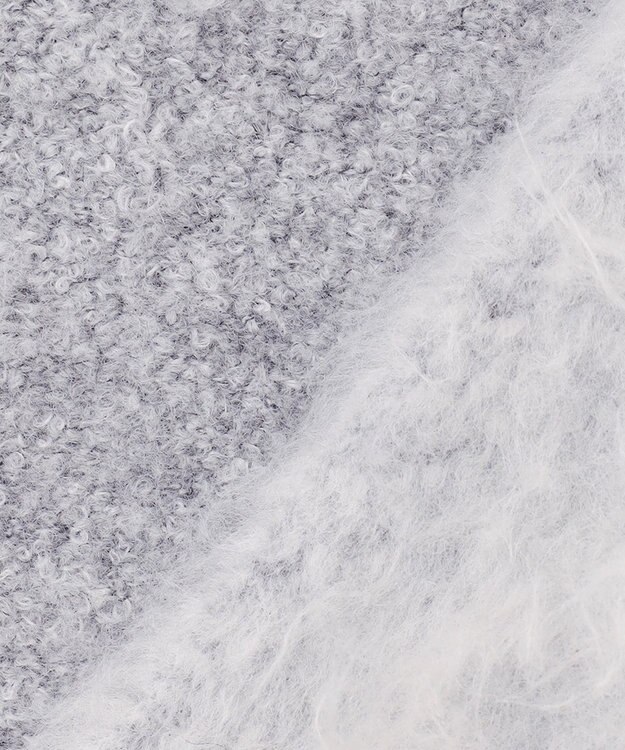 NAVE 【Nave】モヘアシャギーニットトップス ライトグレー系