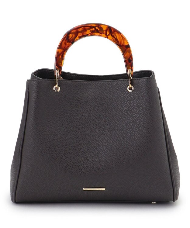 23区 アクリルハンドル バッグ グレー系