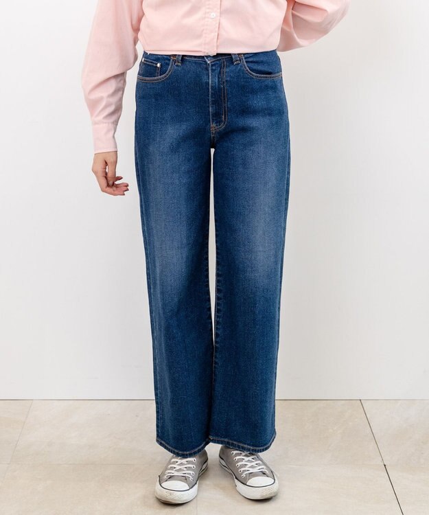 caqu 80's slim baggy バギーフィットワイドデニム 1year