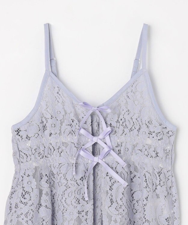 ANY KIDS 【2点セット】Tシャツ×レース キャミソールチュニック ホワイト