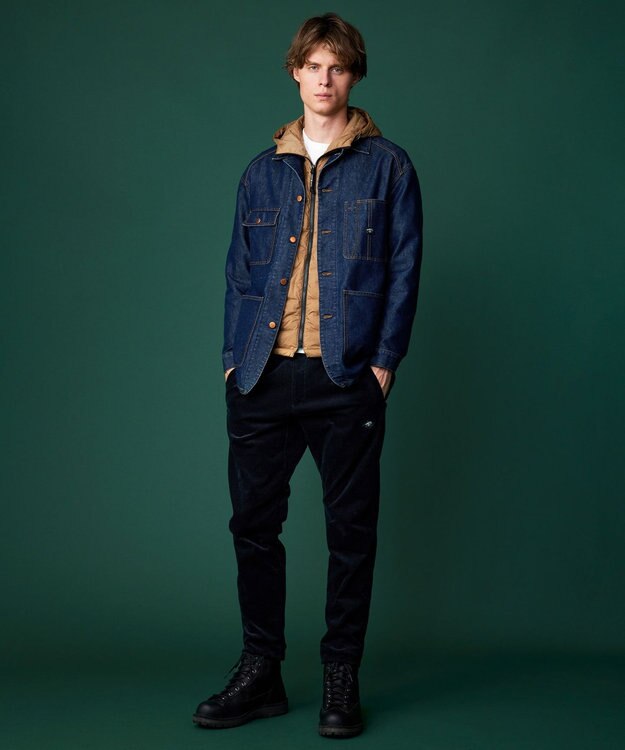 JOSEPH ABBOUD MOUNTAIN 【軽量/テーム・ヤルヴィコラボ】INDIGO×CORDURA デニム ジャケット ネイビー系