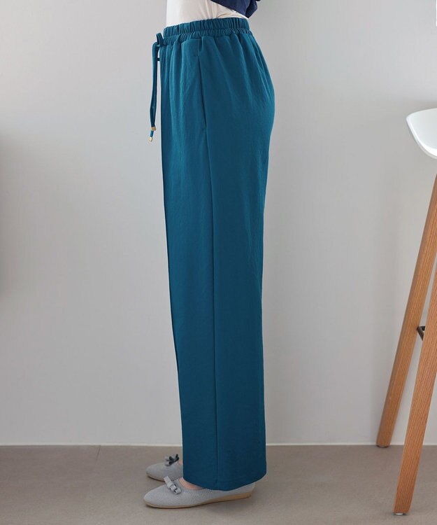 Tiaclasse 【おのののかさん着用】冷凛(ひやりん)カノコカットソーピンタックパンツ ブルー